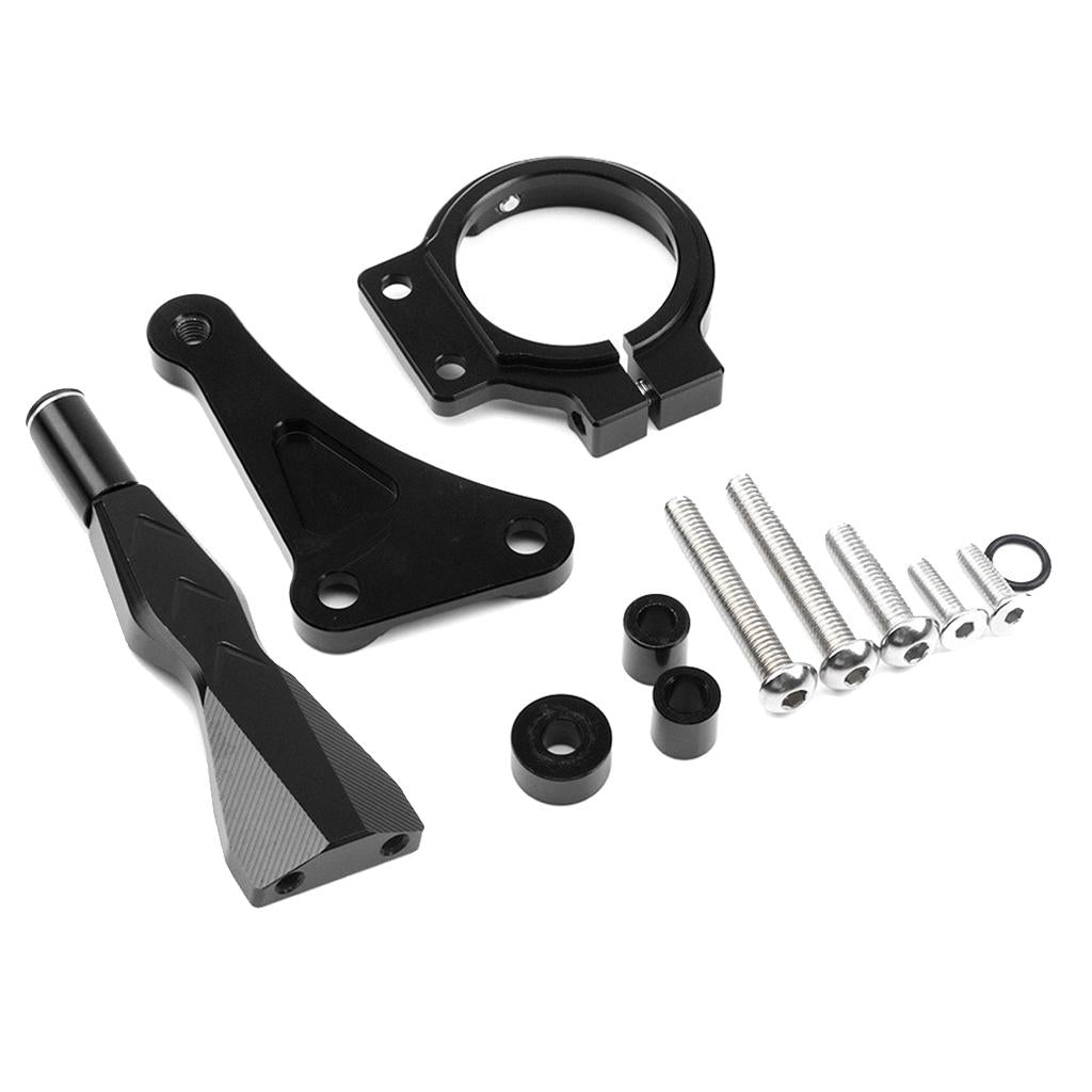 Motorcycle CNC Steering Damper Mounting Kit for Honda CB150R Black
