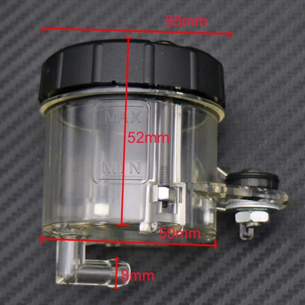 Motorcycle ATV Brake Master Cylinder Reservoir Clutch Tank Oil Cup Golden
