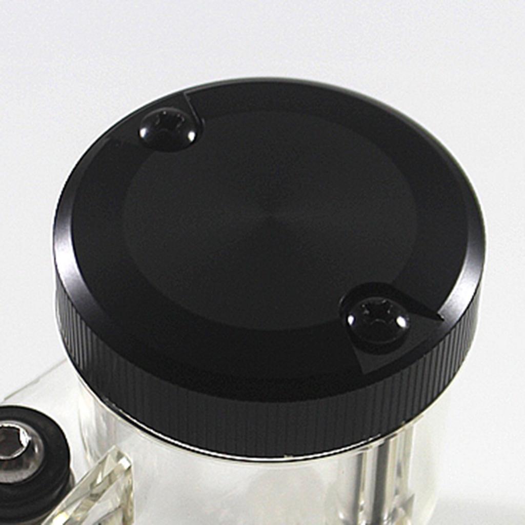 Motorcycle ATV Brake Master Cylinder Reservoir Clutch Tank Oil Cup Black