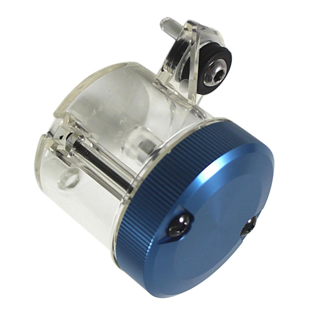 Motorcycle ATV Brake Master Cylinder Reservoir Clutch Tank Oil Cup Blue