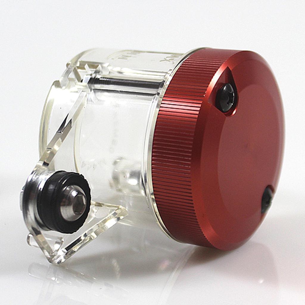 Motorcycle ATV Brake Master Cylinder Reservoir Clutch Tank Oil Cup Red