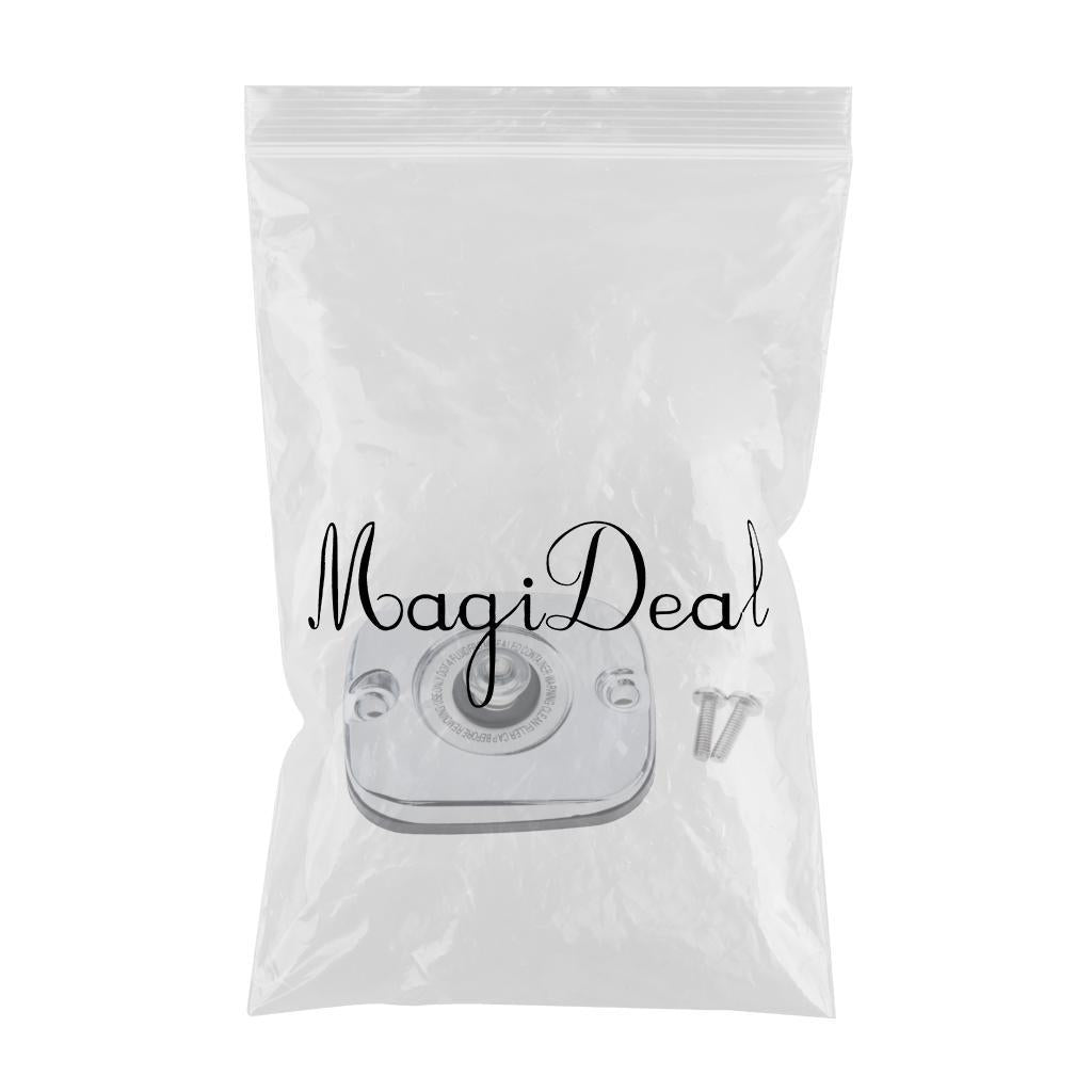Chrome Front Brake Master Cylinder Lid Cover for Harley Touring Models 96-07
