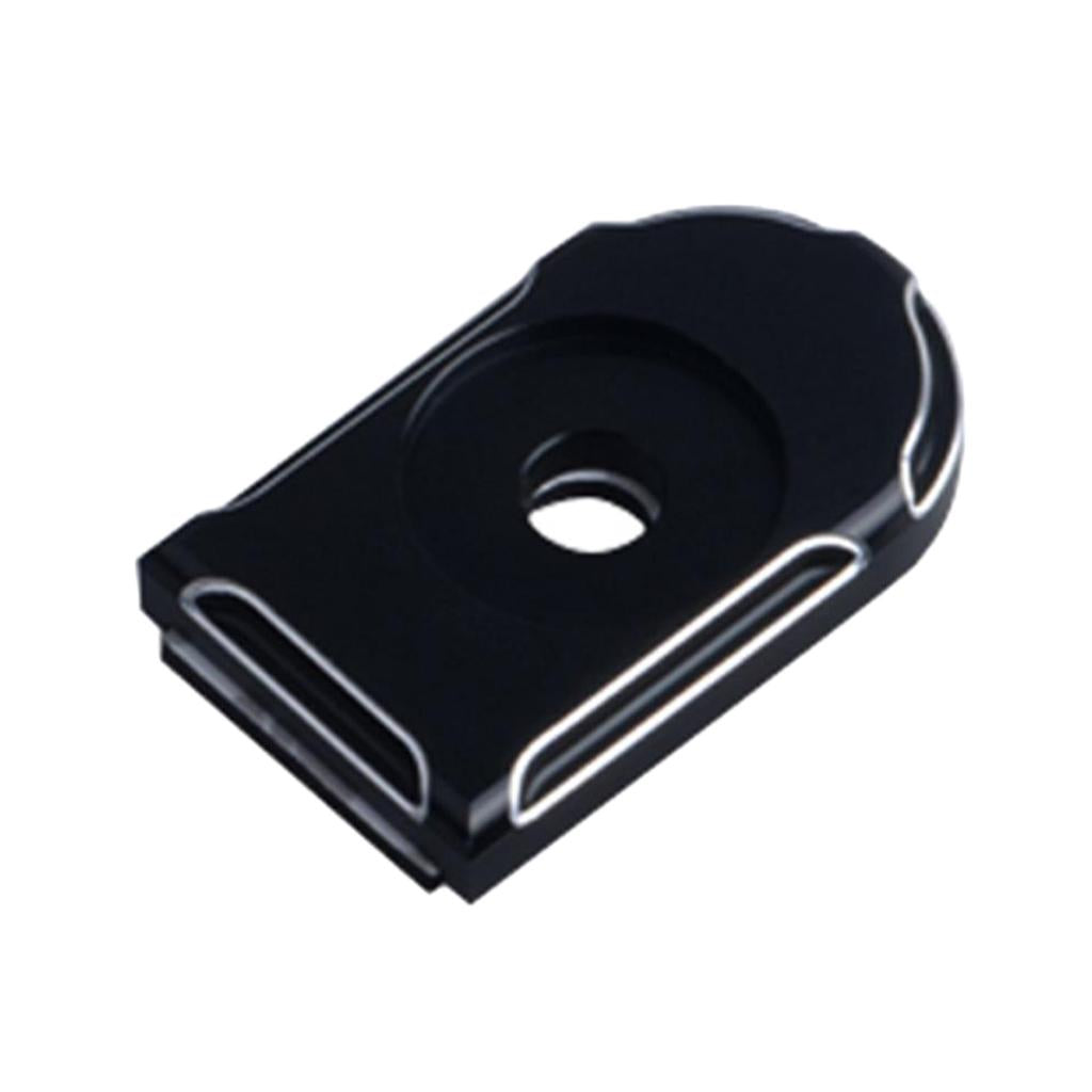 Black Rear Fender Seat Bolt Tab Screw Mount Knob Cover For Harley Black 2