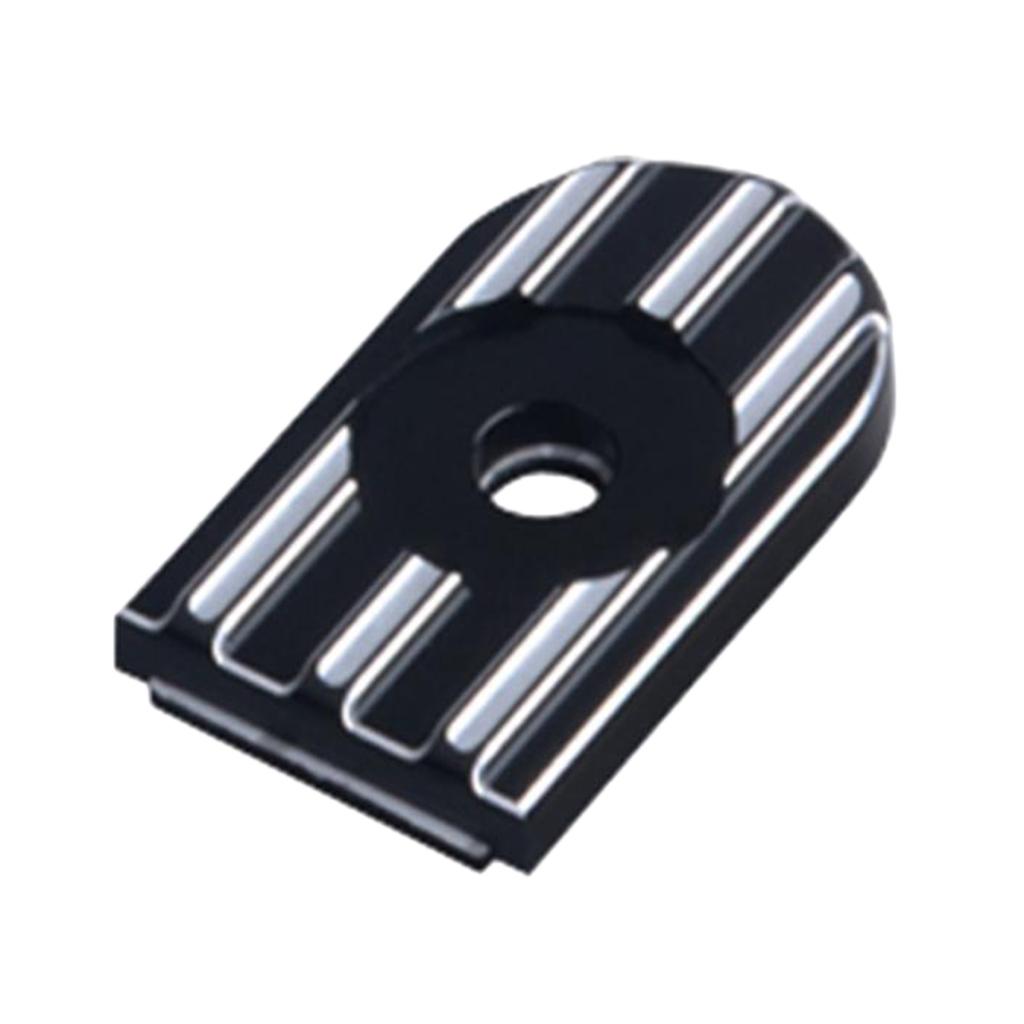 Black Rear Fender Seat Bolt Tab Screw Mount Knob Cover For Harley Black 3