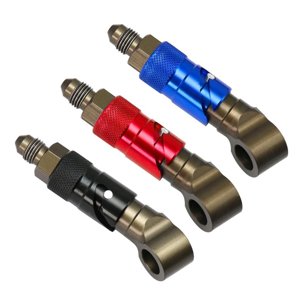 3AN Elbow Swivel Fuel Oil Gas Line Hose End Fitting Connector Black