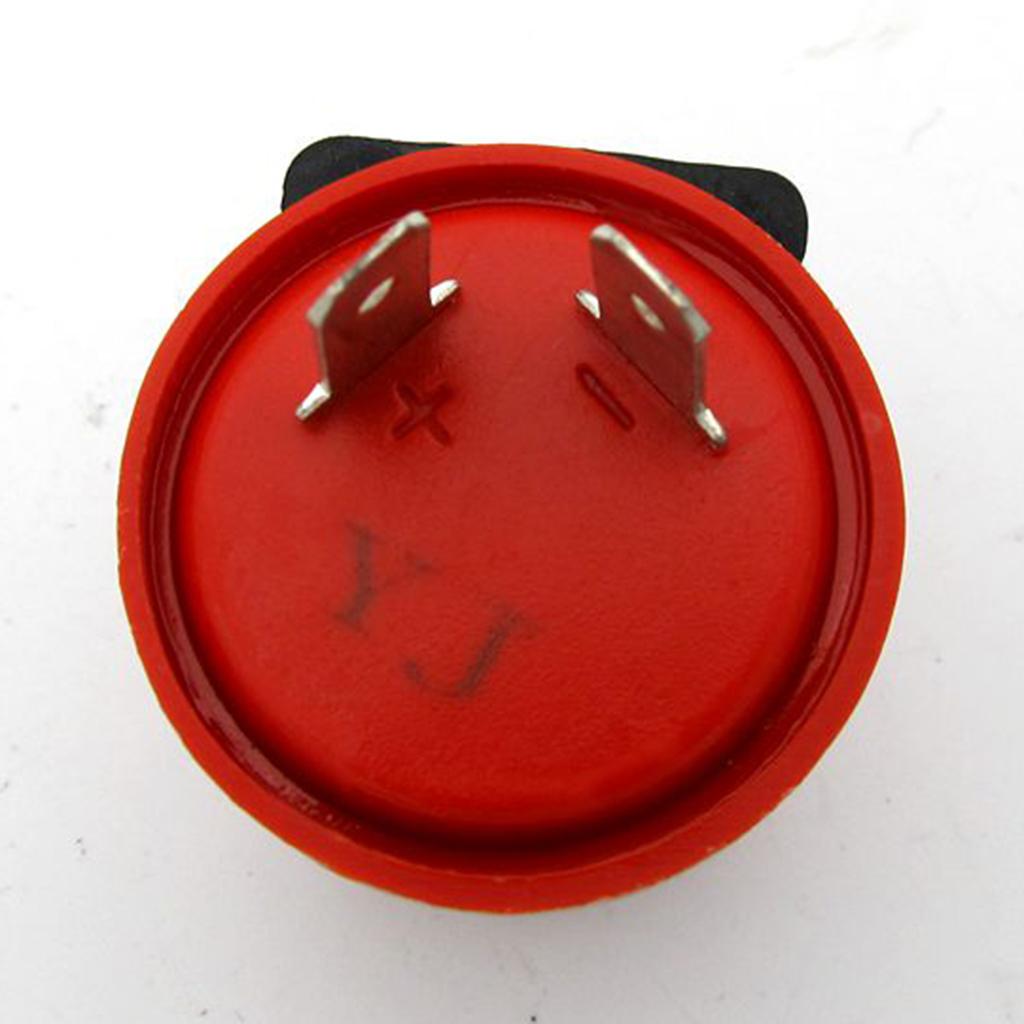 2Pin 6-12v Indicator Flasher buzzer Relay motorcycle blinker electronic Red