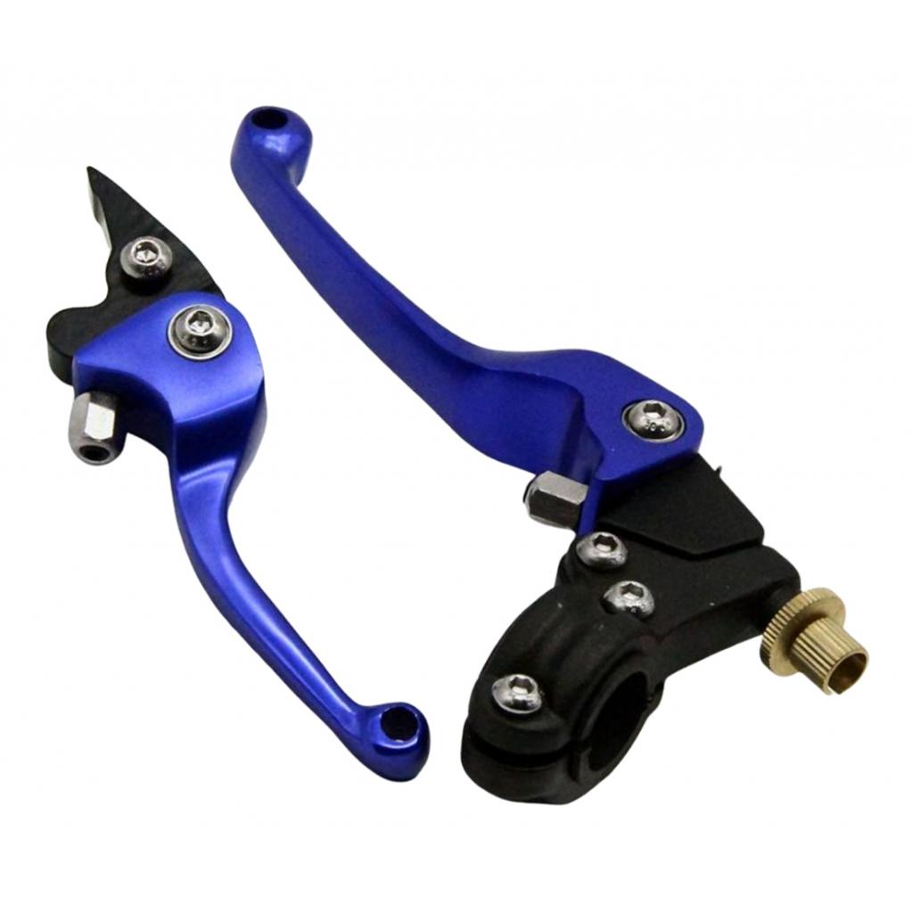Front Folding Brake Lever & Clutch 7/8'' Handlebar Grip Lever Dirt Bike