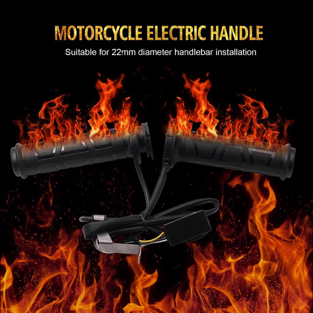 Motorcycle Hot Heated Grips LEFT / RIGHT 22mm/7/8-inch handlebars