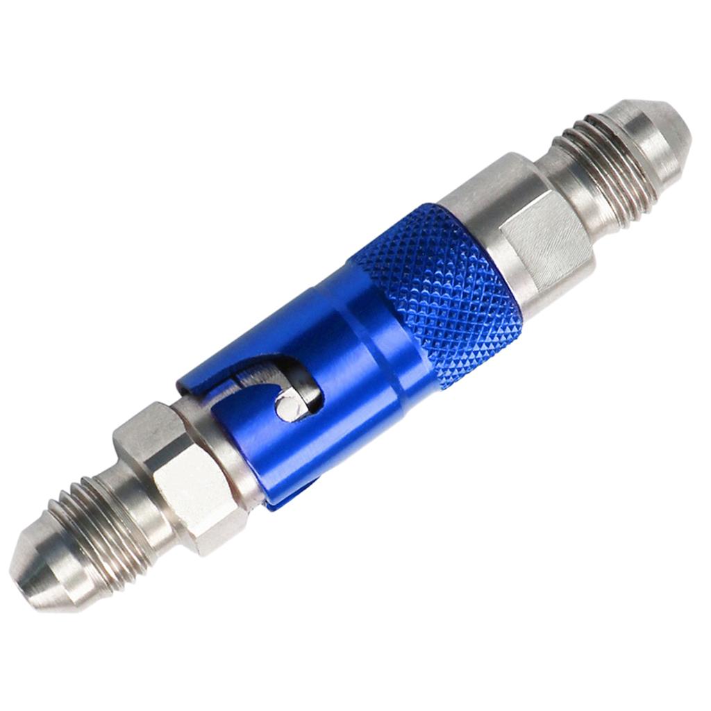 AN3 Front Brake Caliper Quick Remove Cover Brake Line Connector Blue