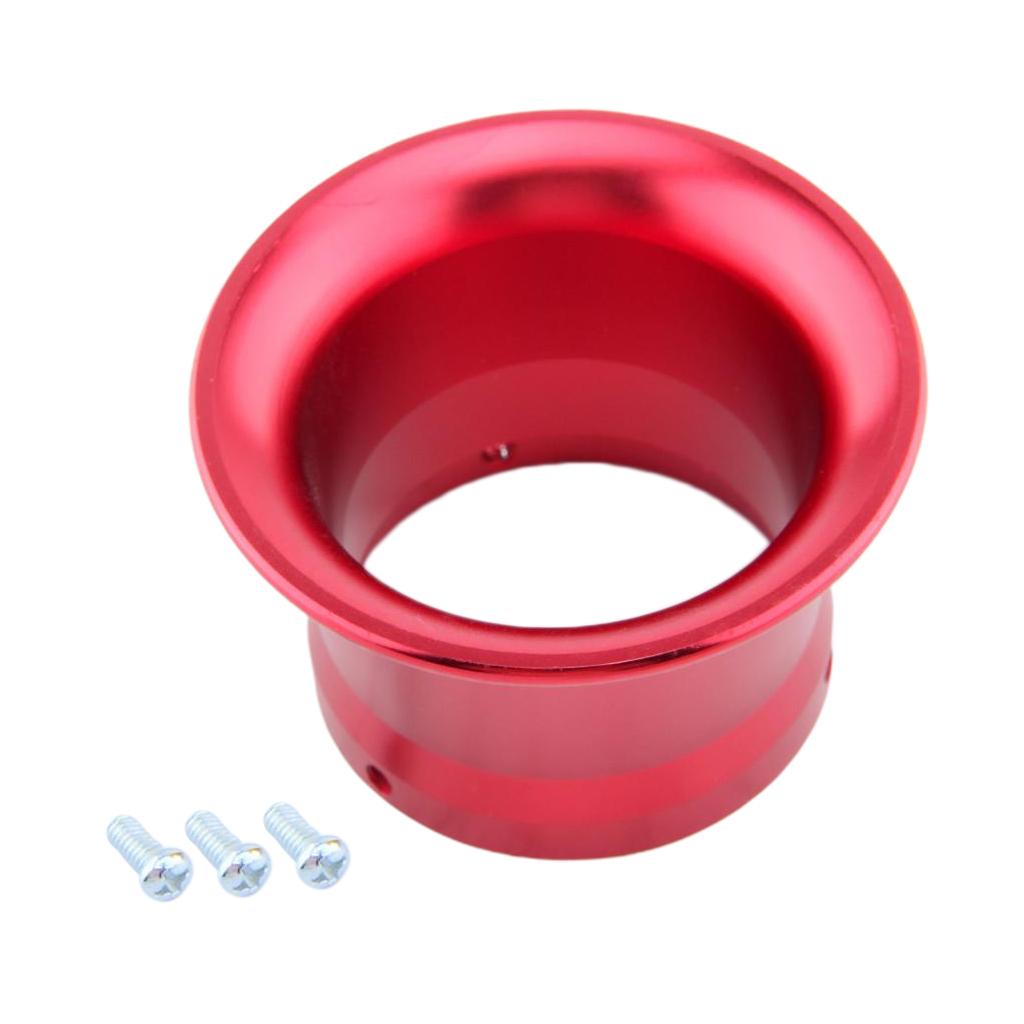 50mm Carb Air Filter Velocity Stack Funnel for PWK24 PWK30 Carburetor Red
