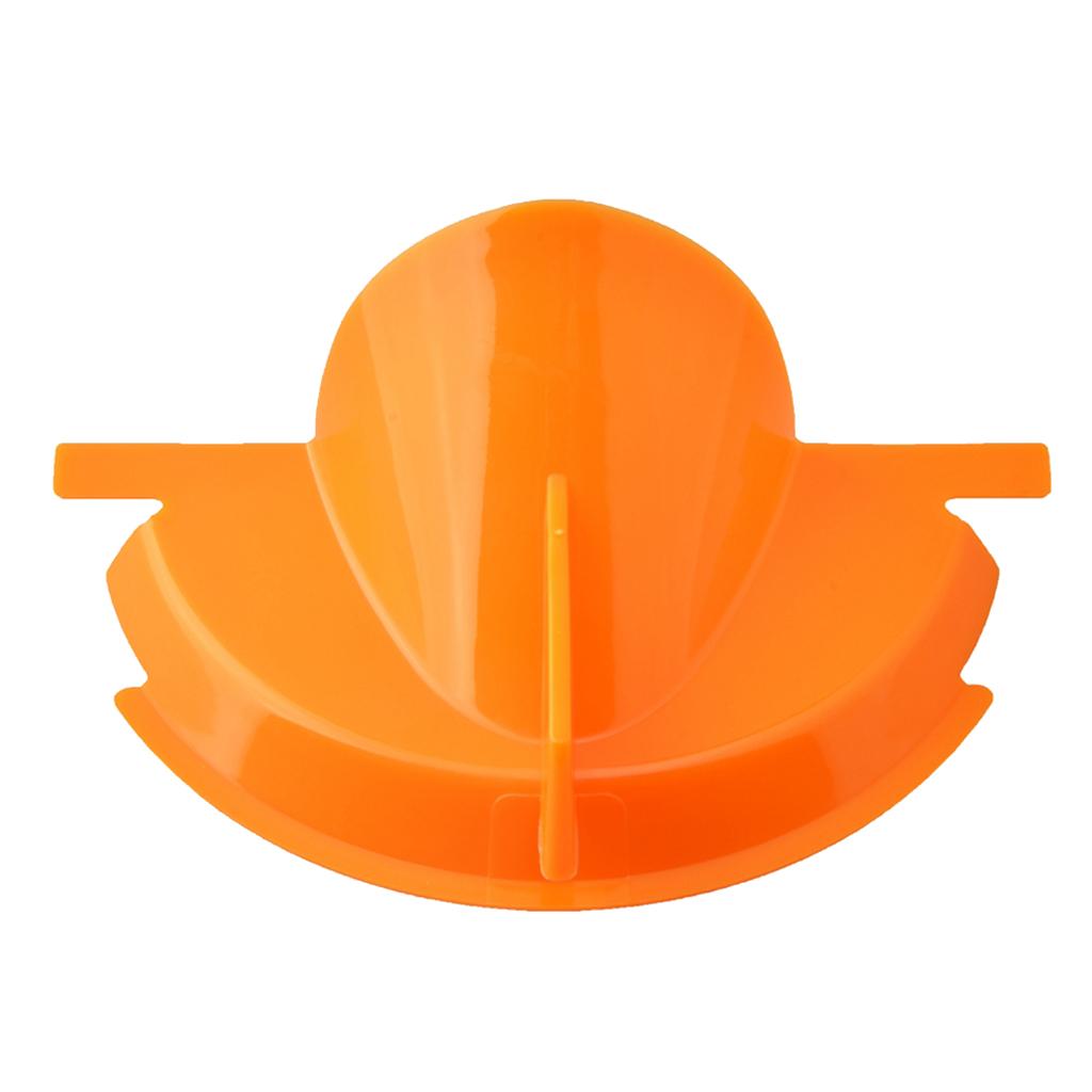 Orange Plastic High Strength Motorcycle Oil Fuel Fill Funnel Tool Black