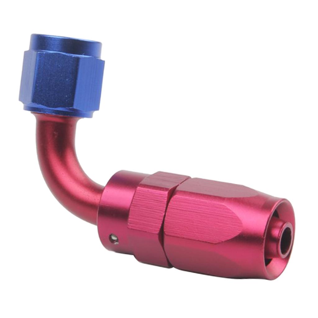 Universal Reusable AN 6  Red 90 Degree