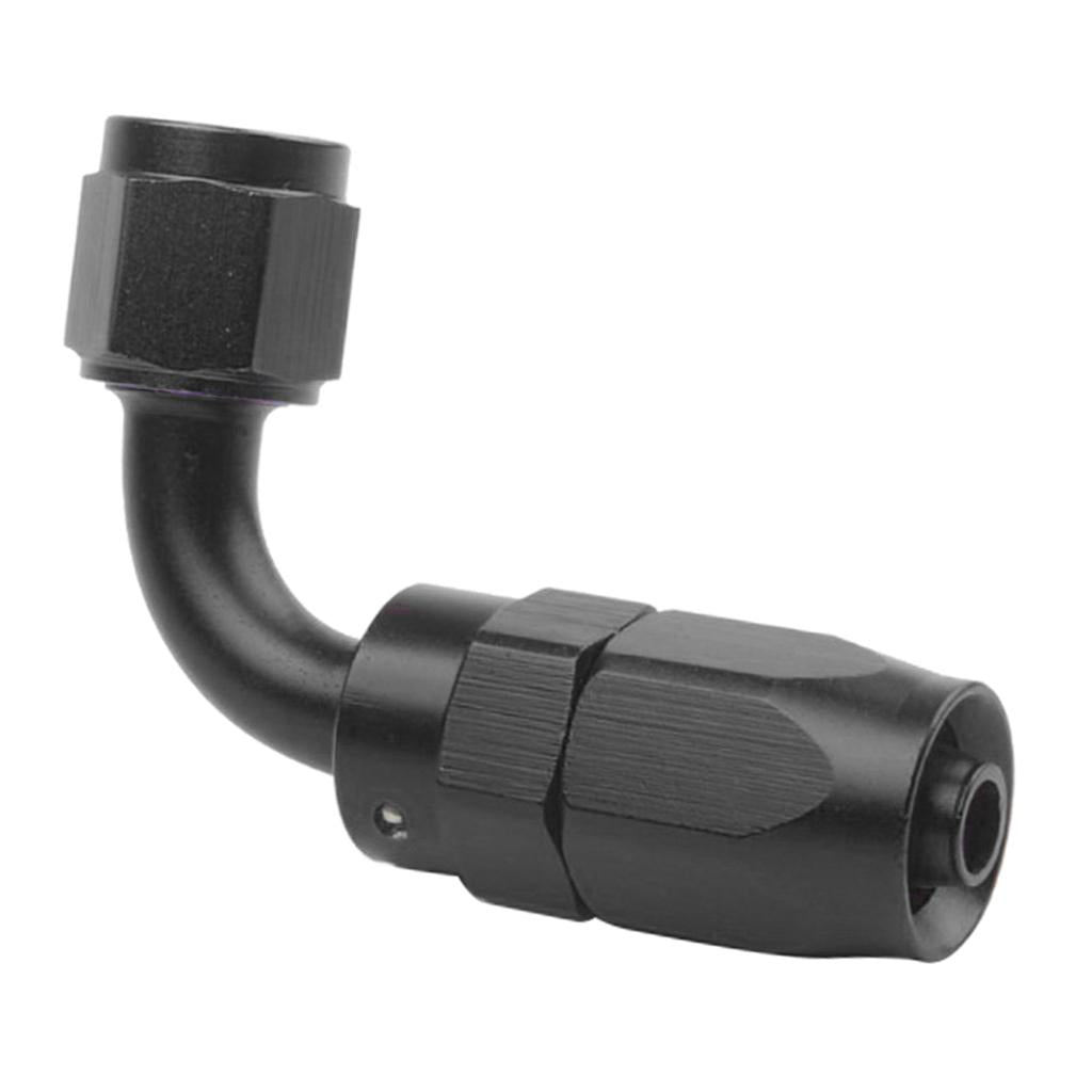Universal Reusable AN 6  Black 90 Degree