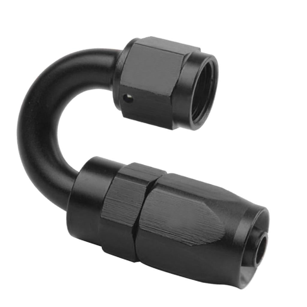Universal Reusable AN 6  Black 180 Degree