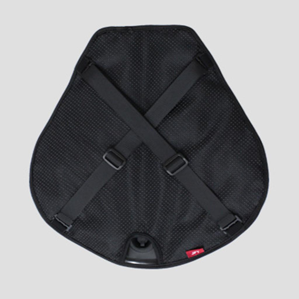 Inflatable Air Pad Anti-slip Motorcycle Cool Seat Cushion Mattress Black