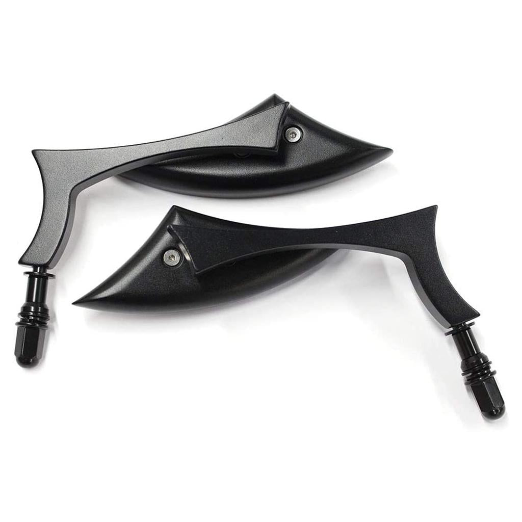 Aluminum Blade Spear Rearview Side Mirrors with Bolts for Motorcycle Cruiser