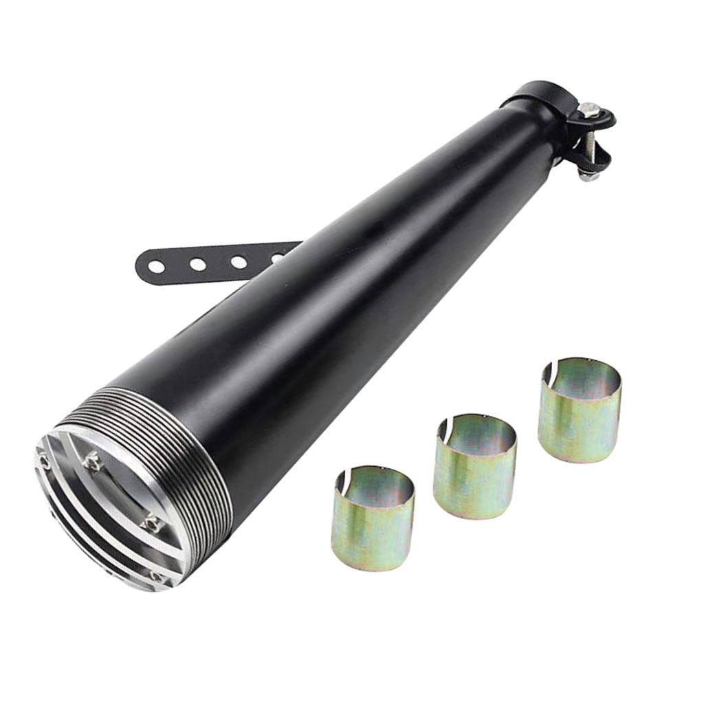 Universal Motorcycle Stainless Steel Exhaust Pipe 45mm Dia. for Harley
