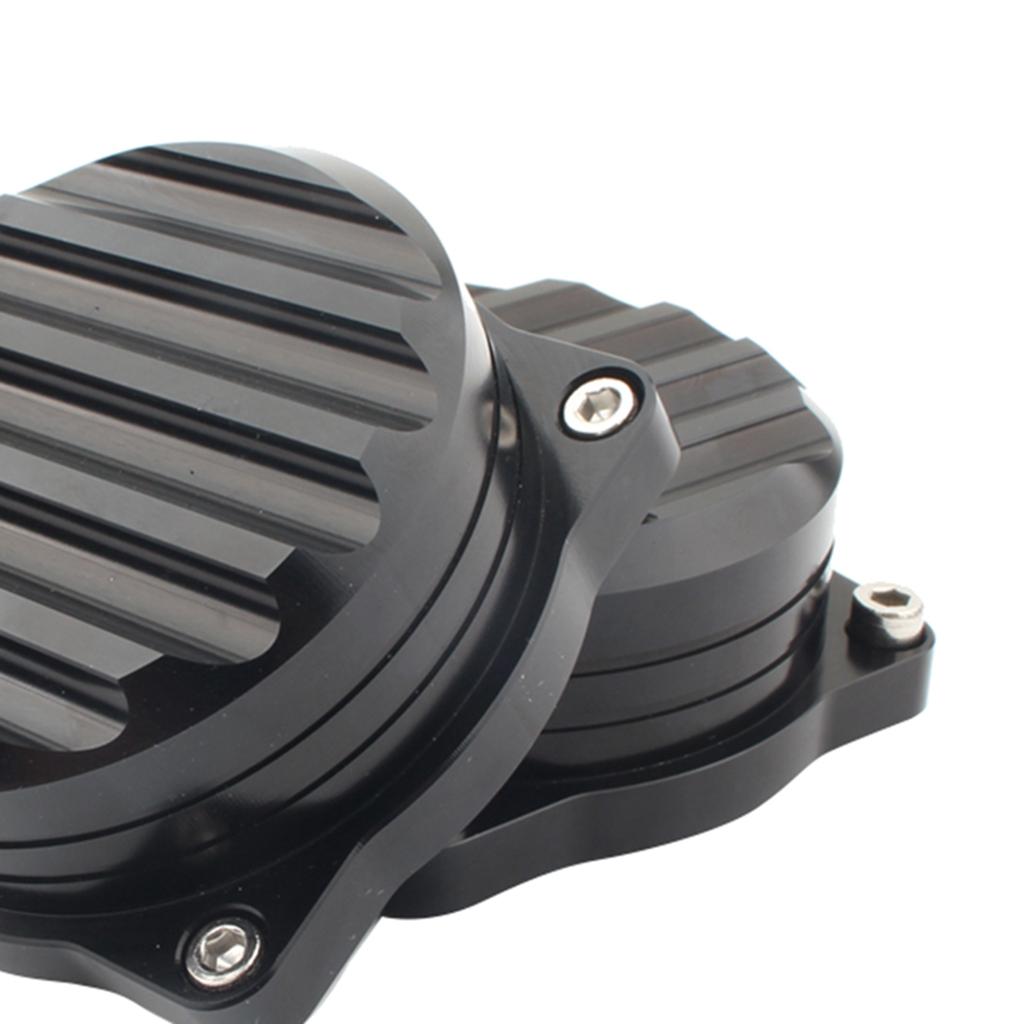 2Pcs Motorcycle Injection Carburetor Cover  Black