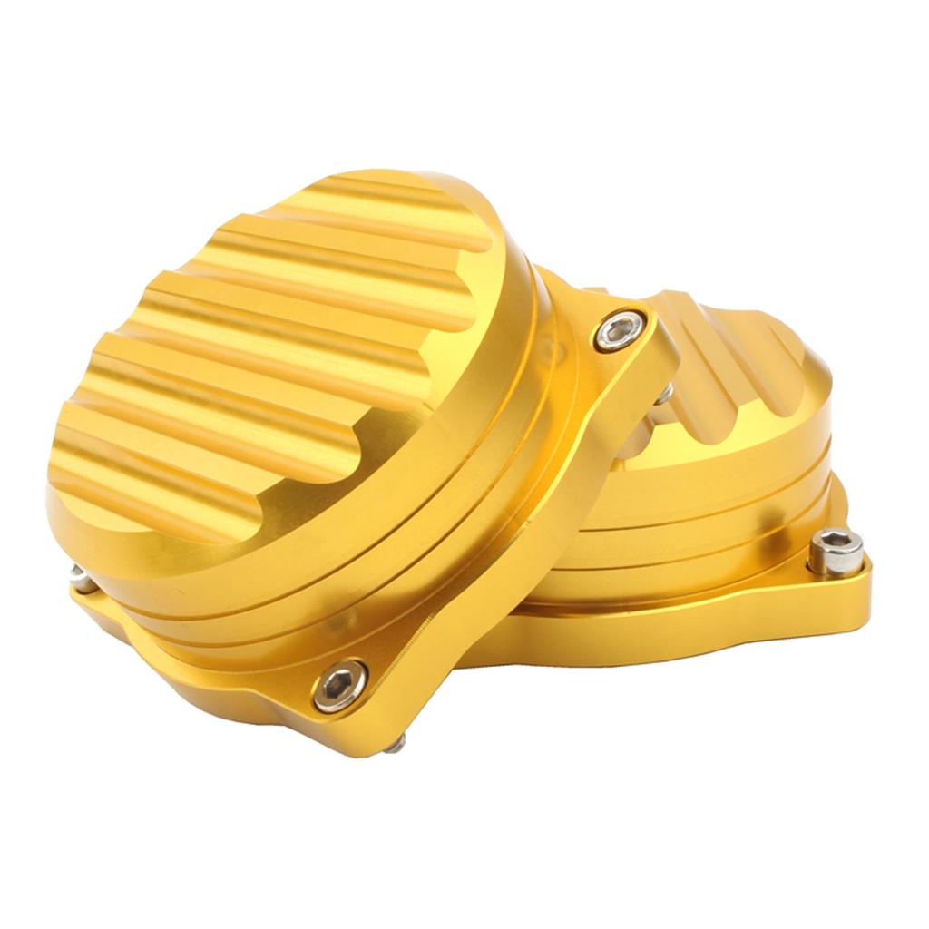 2Pcs Motorcycle Injection Carburetor Cover  Golden