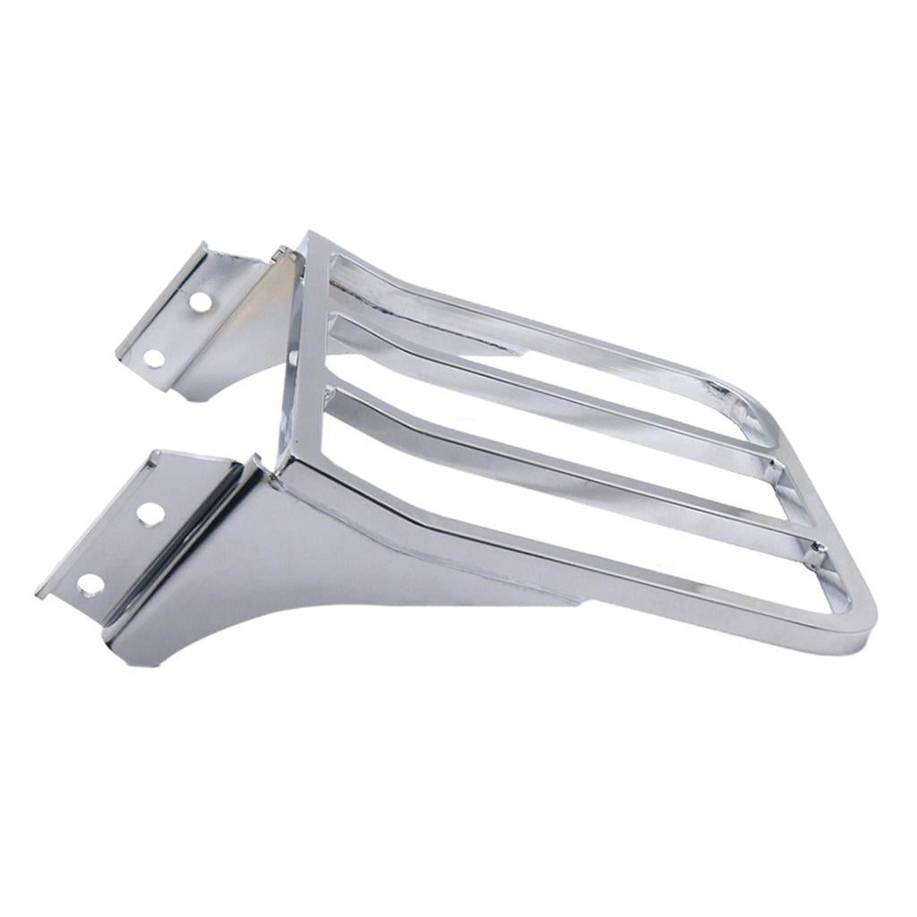 Motorcycle Luggage Rear Carrier Silver