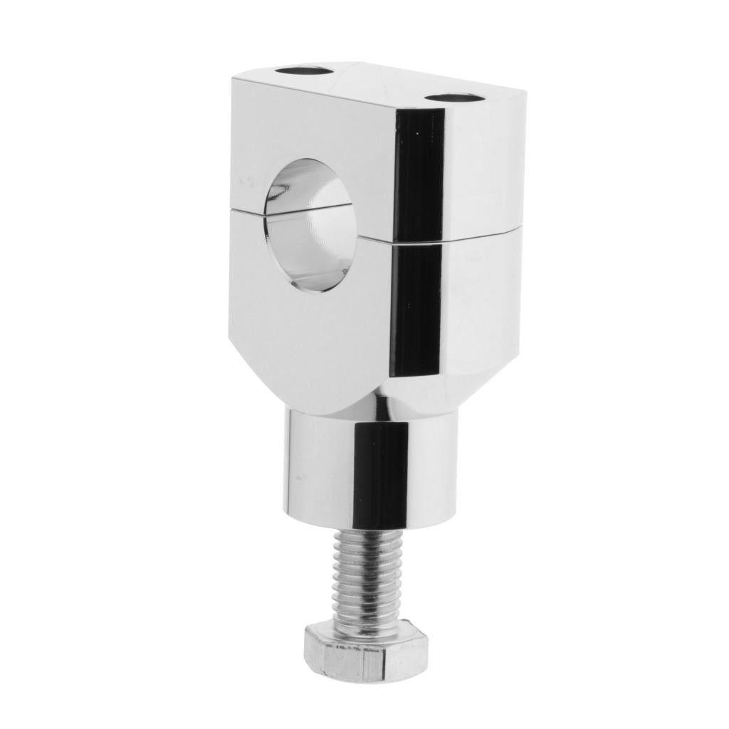 Handlebar Riser Clamp Compatible with Harley 25mm_Silver