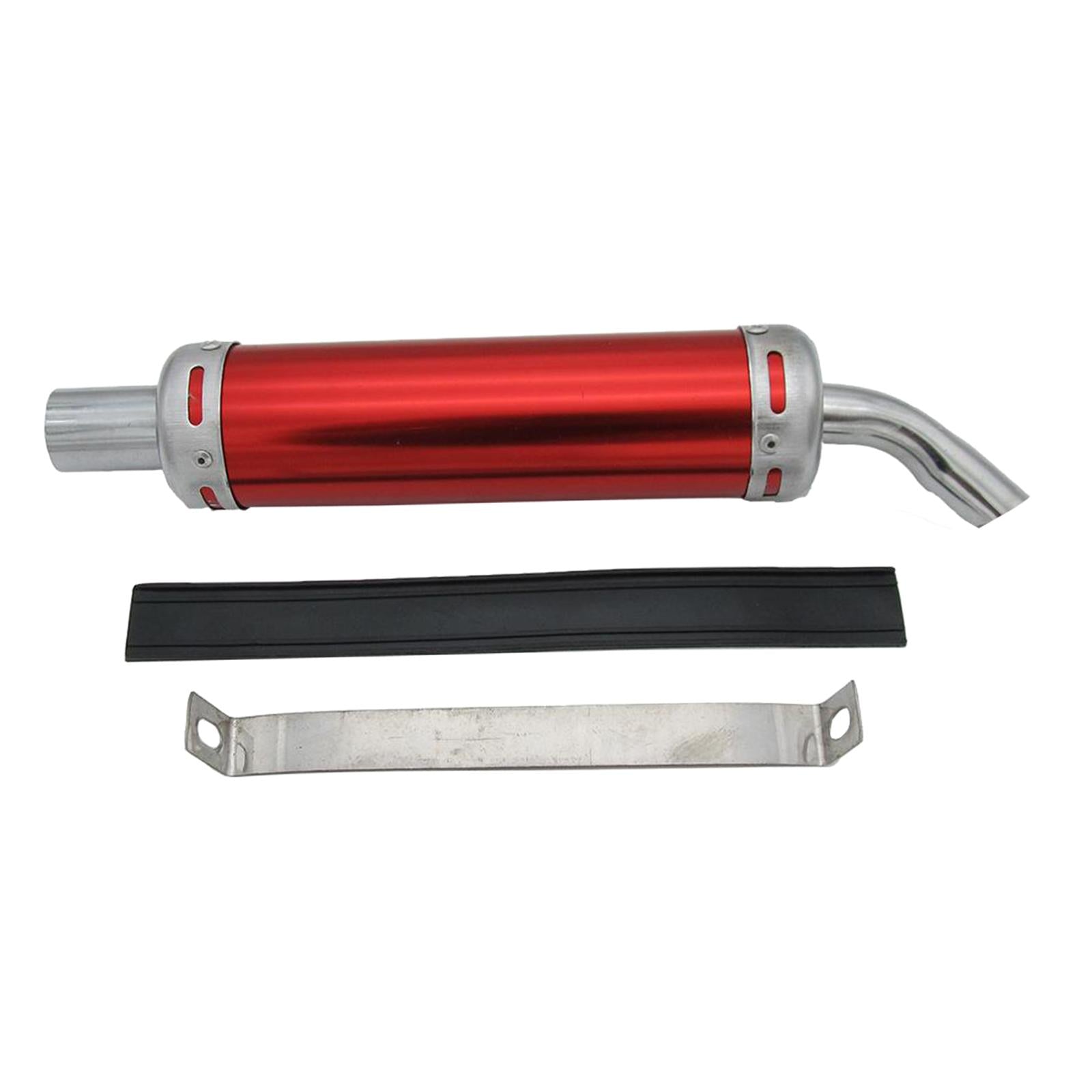 Motorcycle Exhaust Muffler Universal 2 cycle Red