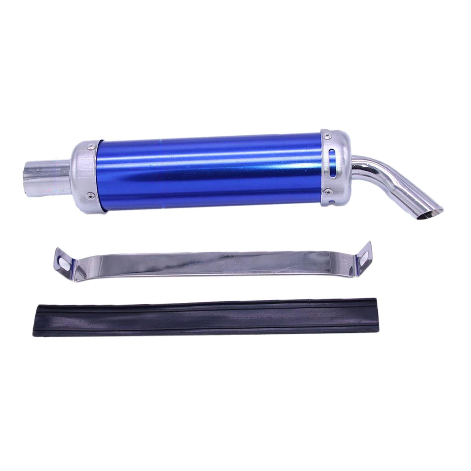 Motorcycle Exhaust Muffler Universal 2 cycle Blue