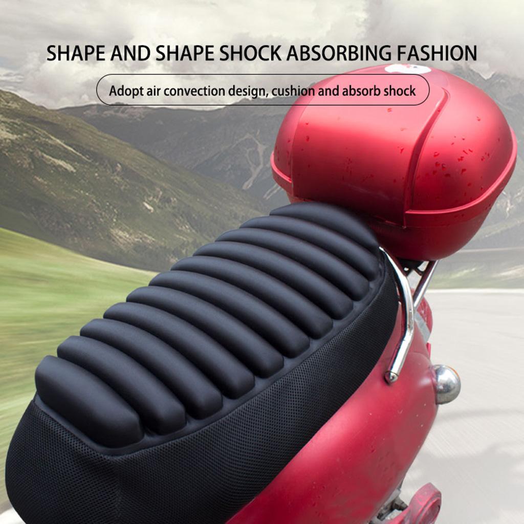 Air Motorcycle Seat Cushion Pressure Pad For Cruiser Touring Saddle Outdoor