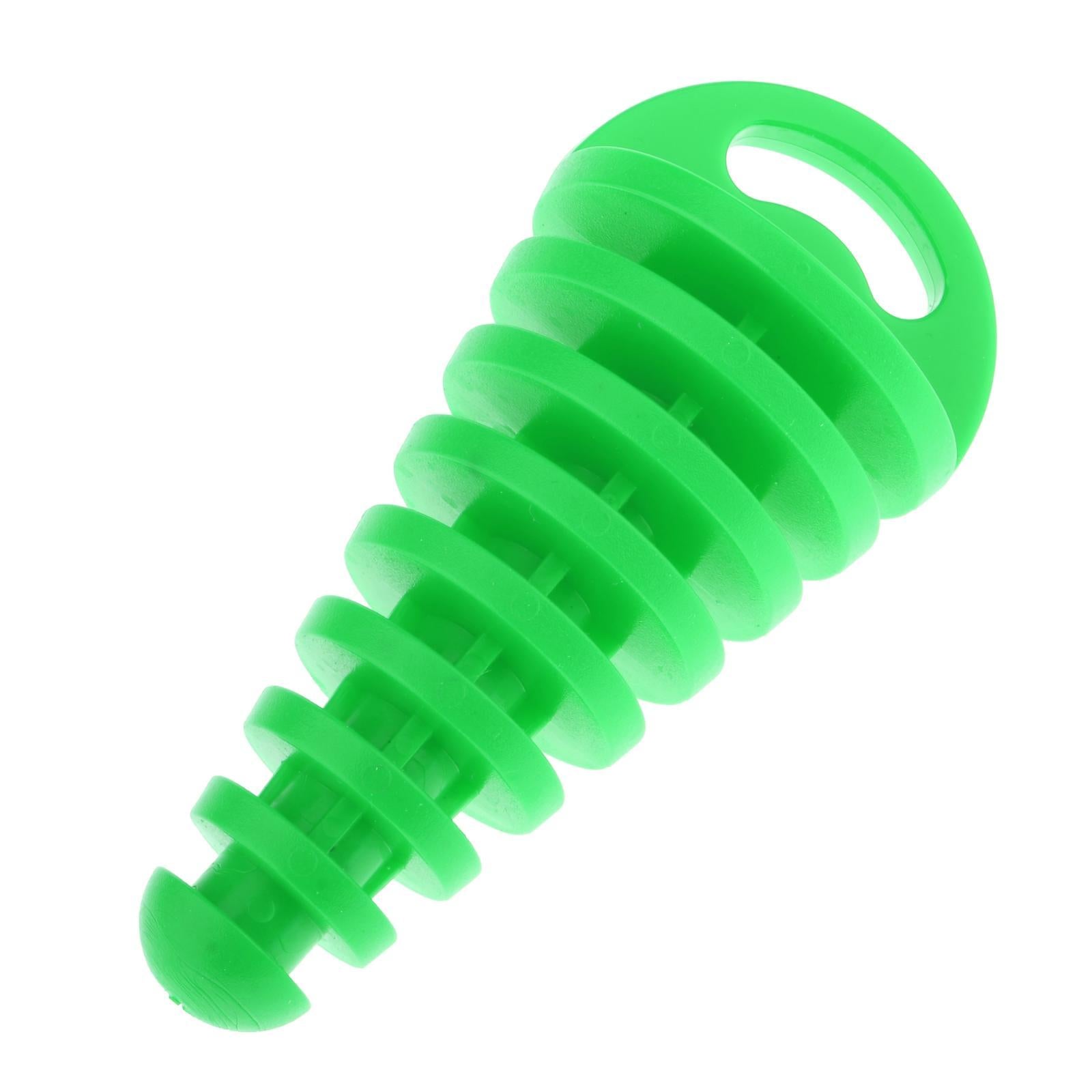 2xUniversal Motorcycle Exhaust Pipe Silencer Motorbike Muffler Insert Green