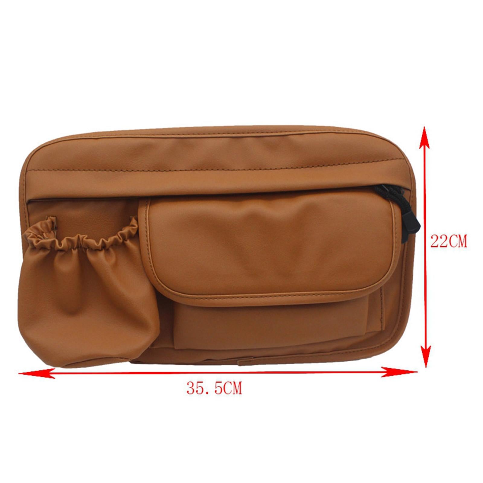 Waterproof Motorbike Motorcycle PU Leather Saddle Bag Tool Bags Easy Install