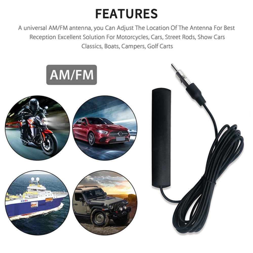 ANT-309 5m Universal Car Vehicle Truck Motorcycle Boat Radio FM/AM Antenna Signal Amp Amplifier