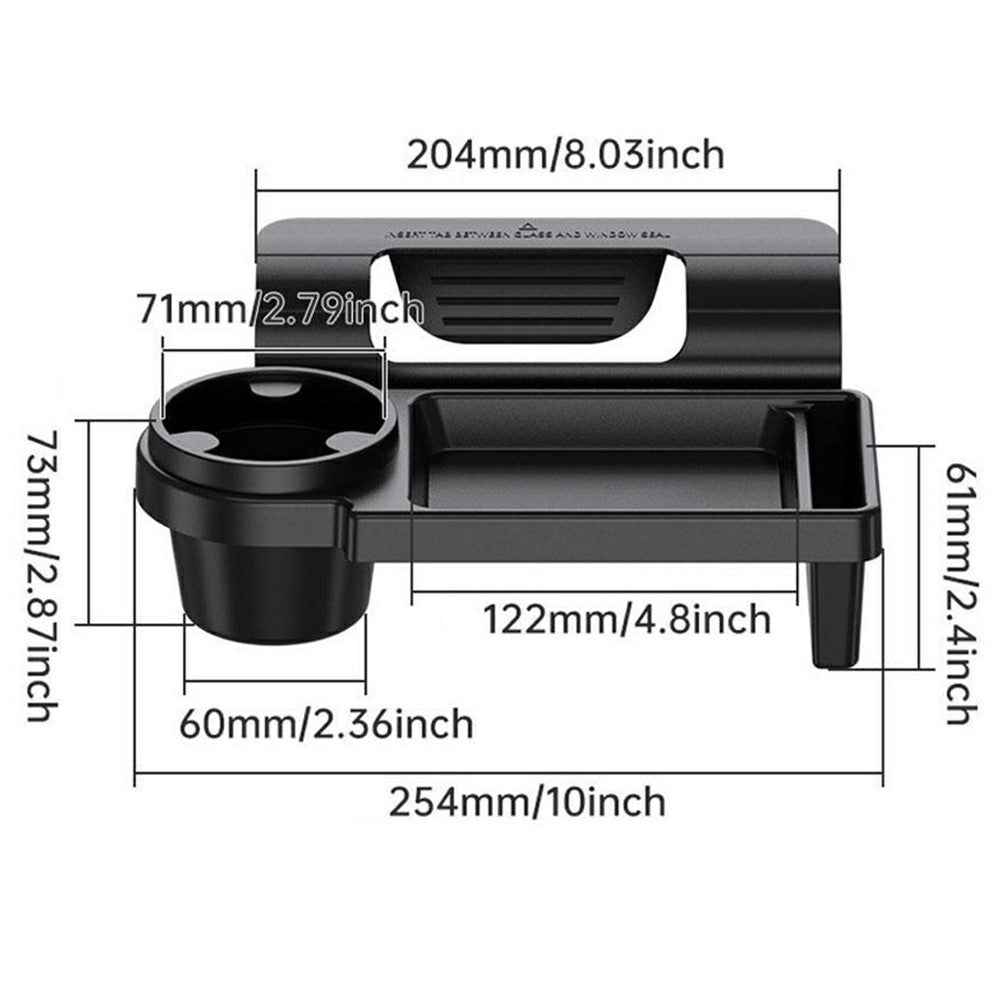 Multi-Function Car Door Hanging Organizer Plastic Phone Cup Holder Storage Box