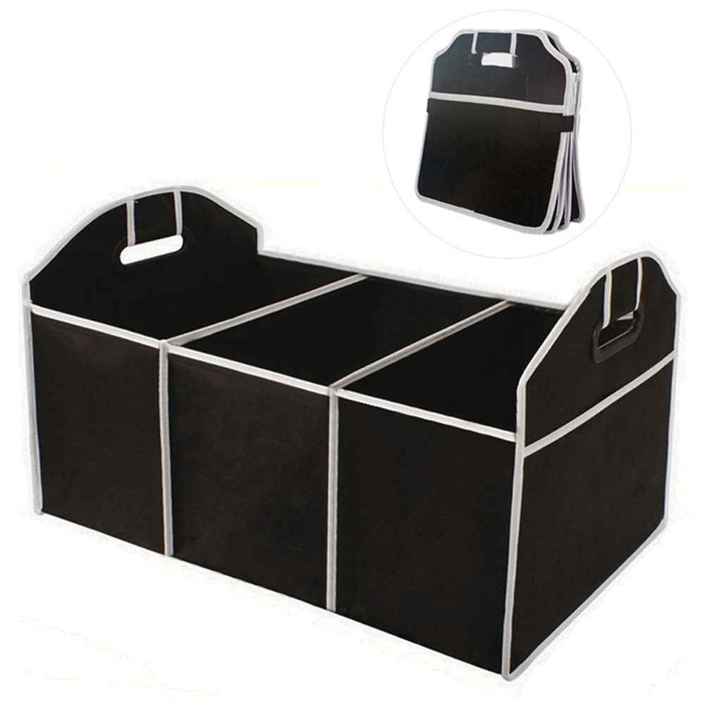BY-145 Multifunction Car Trunk Organizer Foldable Storage Case Collapsible Box with Upgraded Handle