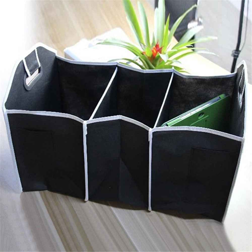 BY-145 Multifunction Car Trunk Organizer Foldable Storage Case Collapsible Box with Upgraded Handle