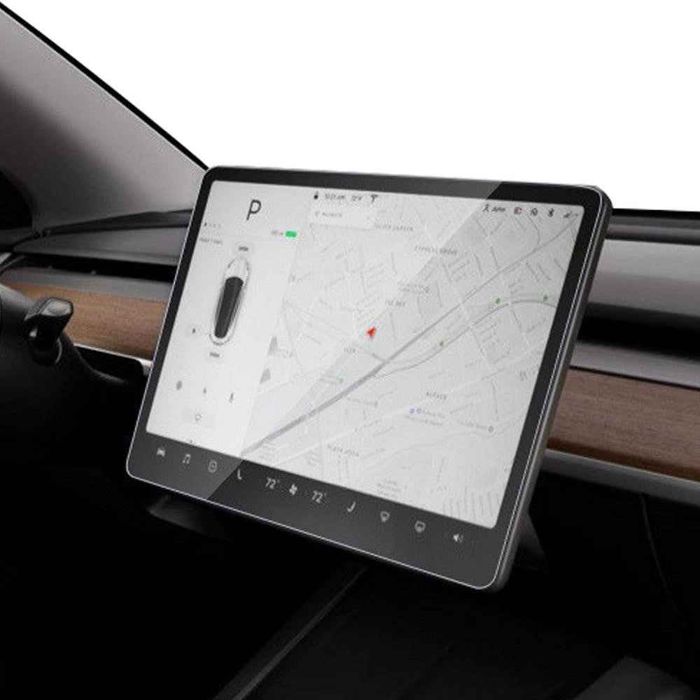 M30118 For Tesla Model 3 / Y Car Display Navigation Screen Protector Tempered Glass Protector Film (HD Clear Design)