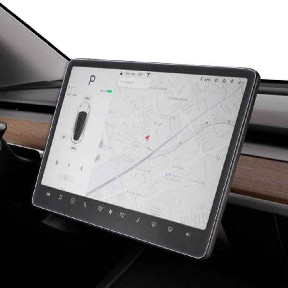 M30116 For Tesla Model 3 / Y Tempered Glass Protector Film Car Display Navigation Screen Protector (Matte Texture)