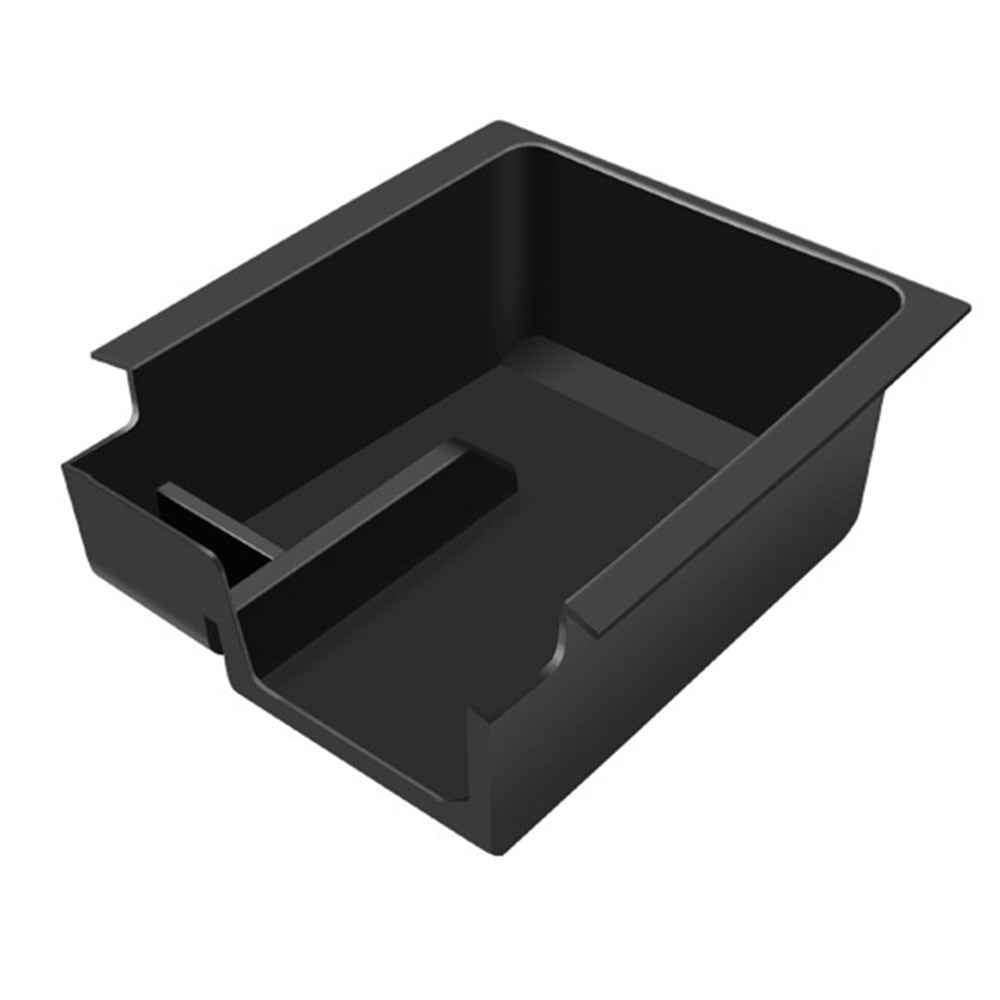 For Tesla Model 3 / Y Car Center Control Organizer ABS Storage Box Trash Can Bin Garbage Container - Rear