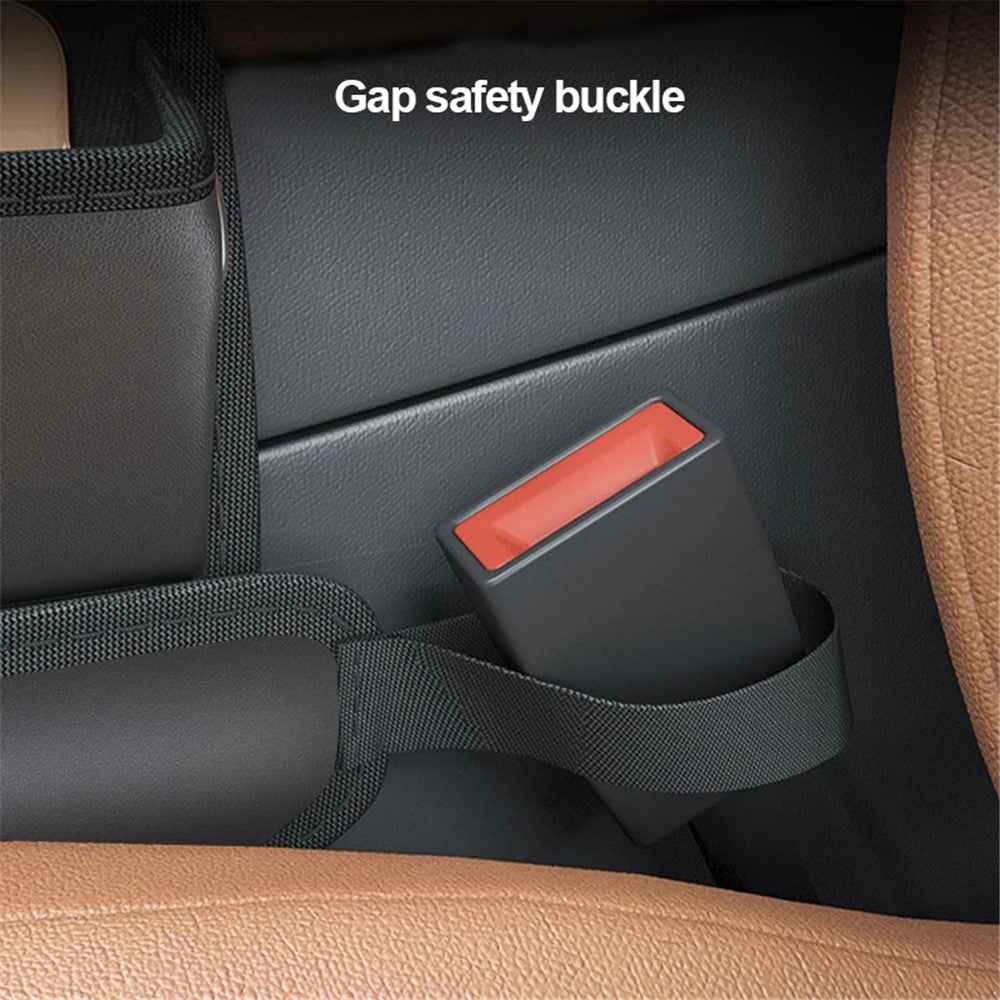 AUTOCOLOR Car Side Seat Gap Crevice Storage Box Pocket Key Phone Holder