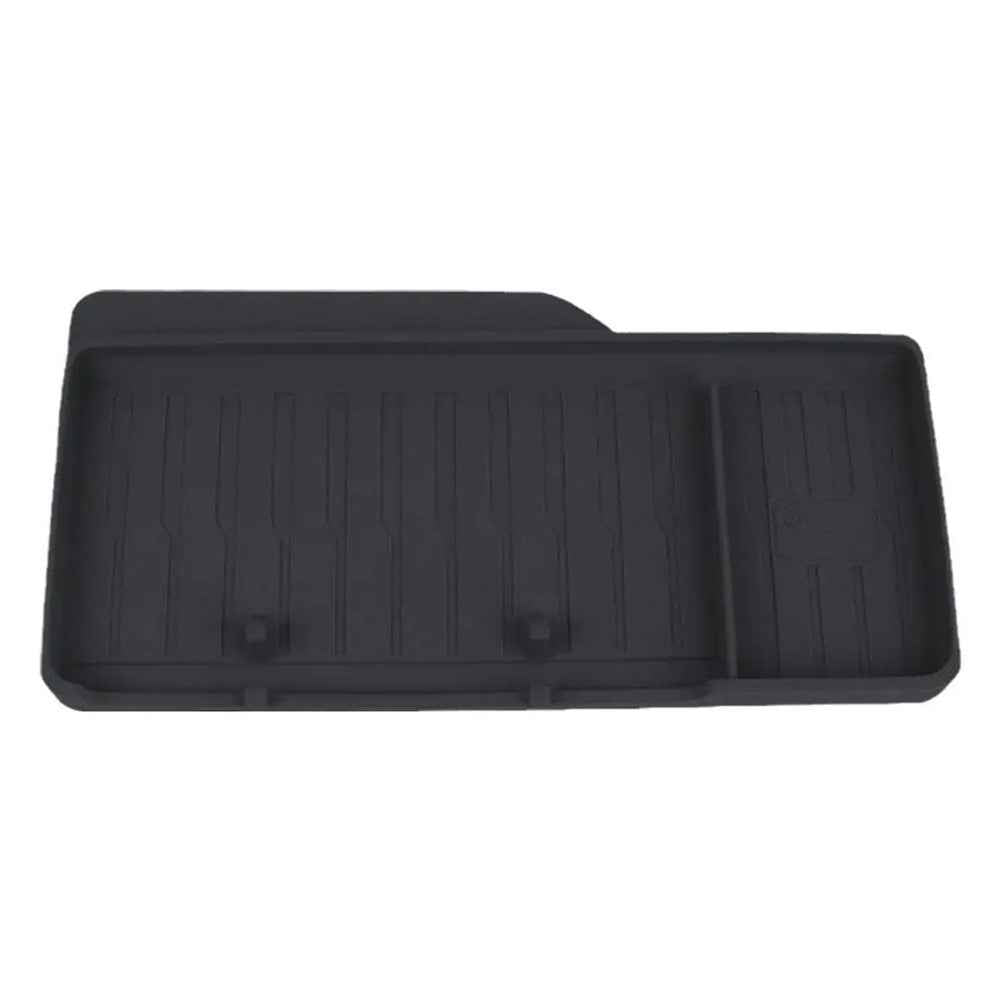 TSL806 For Model Y  /  3 Silicone Car ETC Behind Screen Storage Box Tray - Black