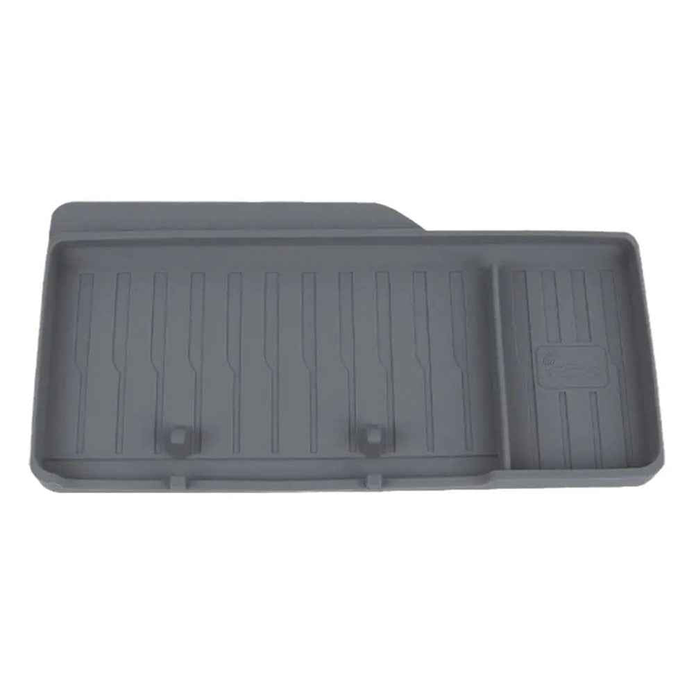 TSL806 For Model Y  /  3 Silicone Car ETC Behind Screen Storage Box Tray - Grey