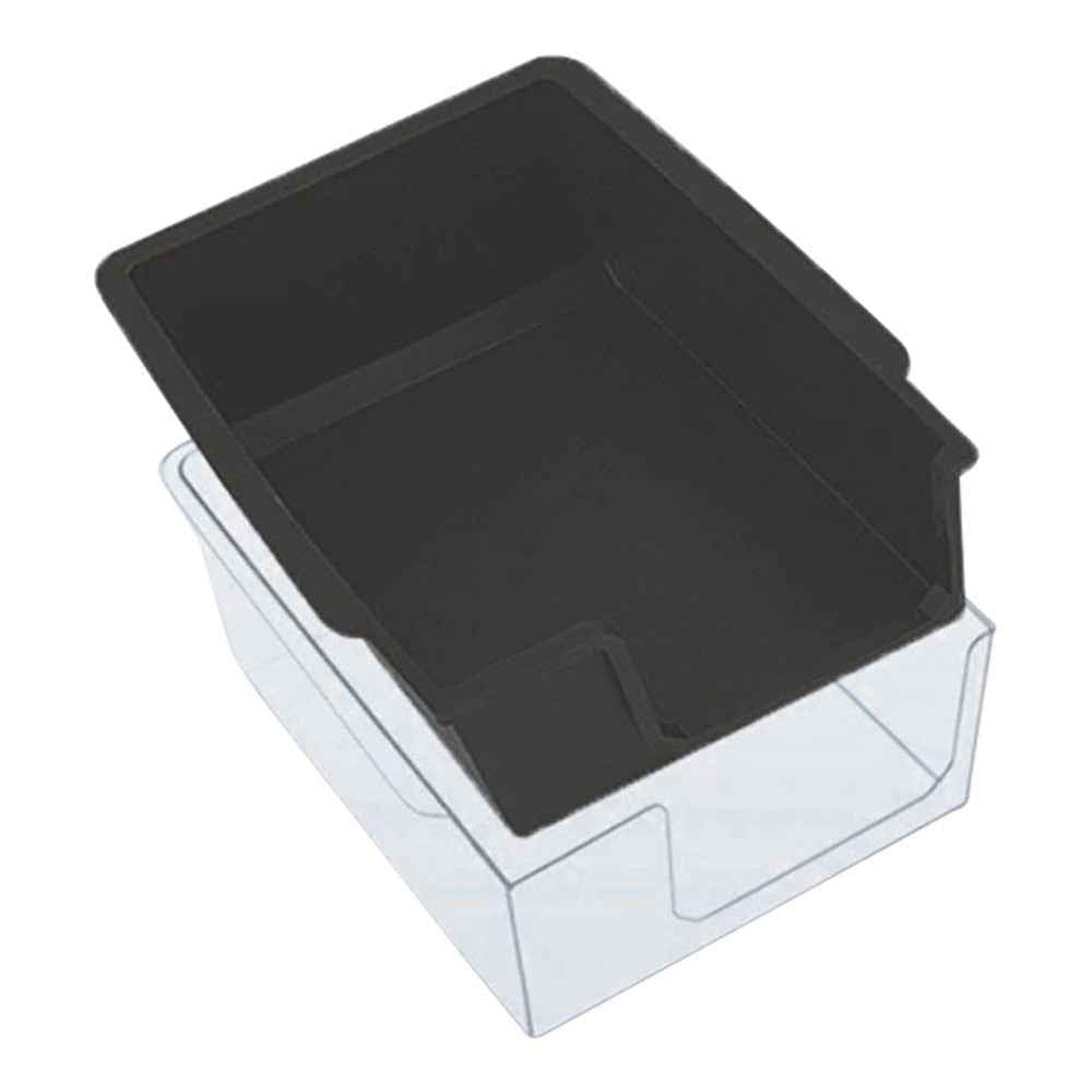 ALZH005 2Pcs / Set For Model Y / 3 Car Center Console Storage Box - Black / Back / No Baffle