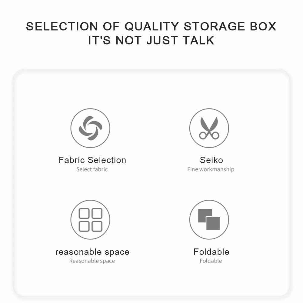 10006 Car Trunk Stuff Organizing Container Foldable Leather Storage Box, Medium Size - Black+Beige Line