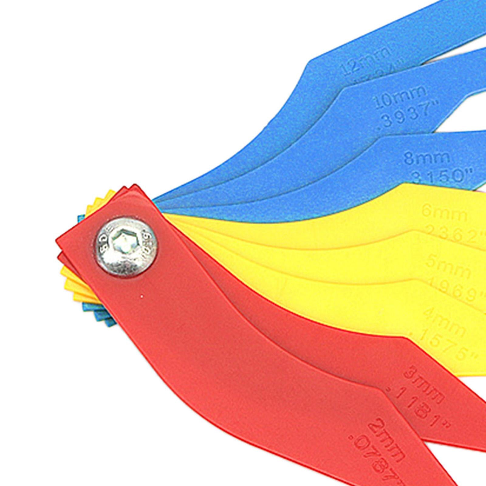 4xCAR VAN BRAKE PAD THICKNESS DEPTH MEASURING GAUGE HAND TOOL