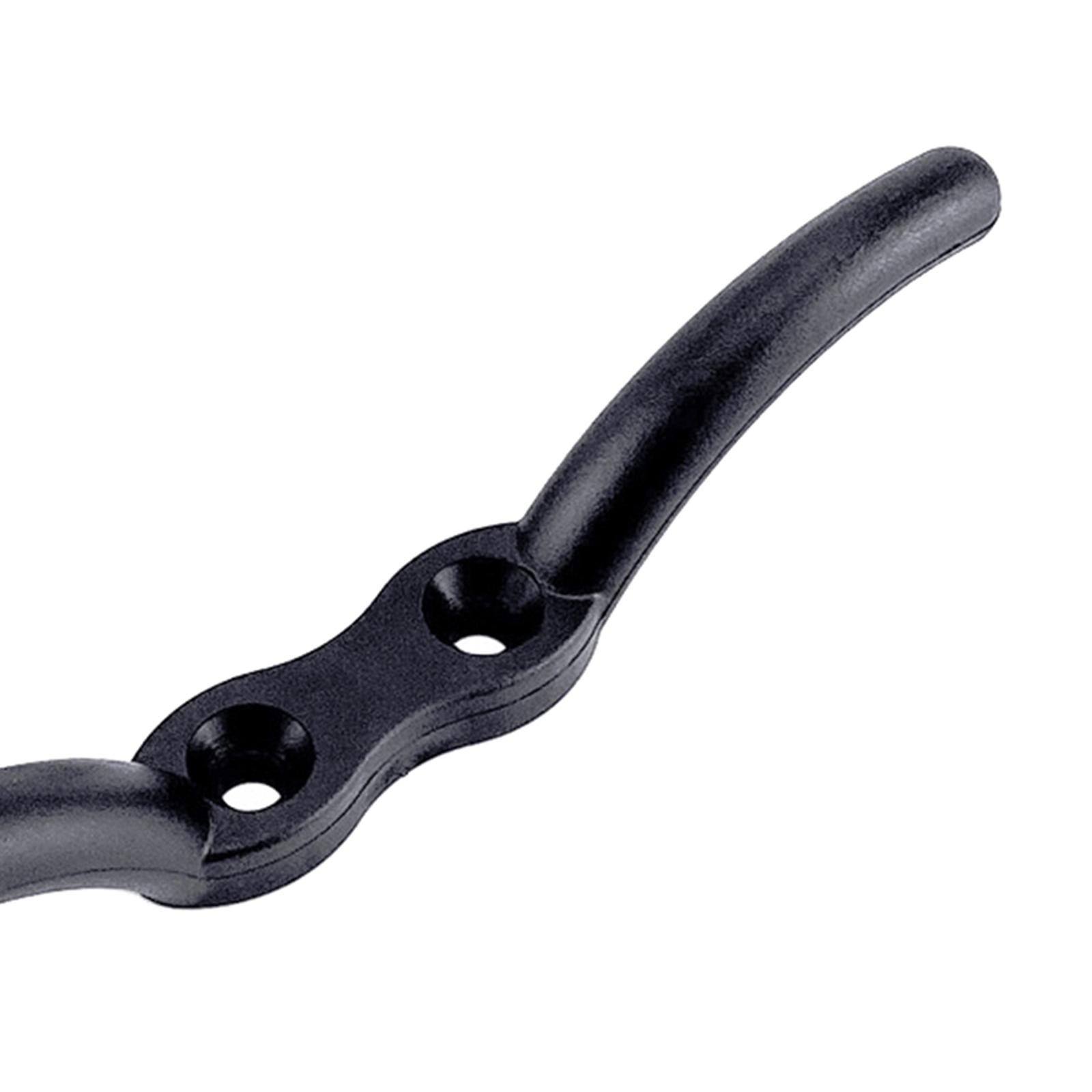 2xMarine Grade Nylon Flagpole Rope Cleat w/ Hardware Mount Screw 113mm