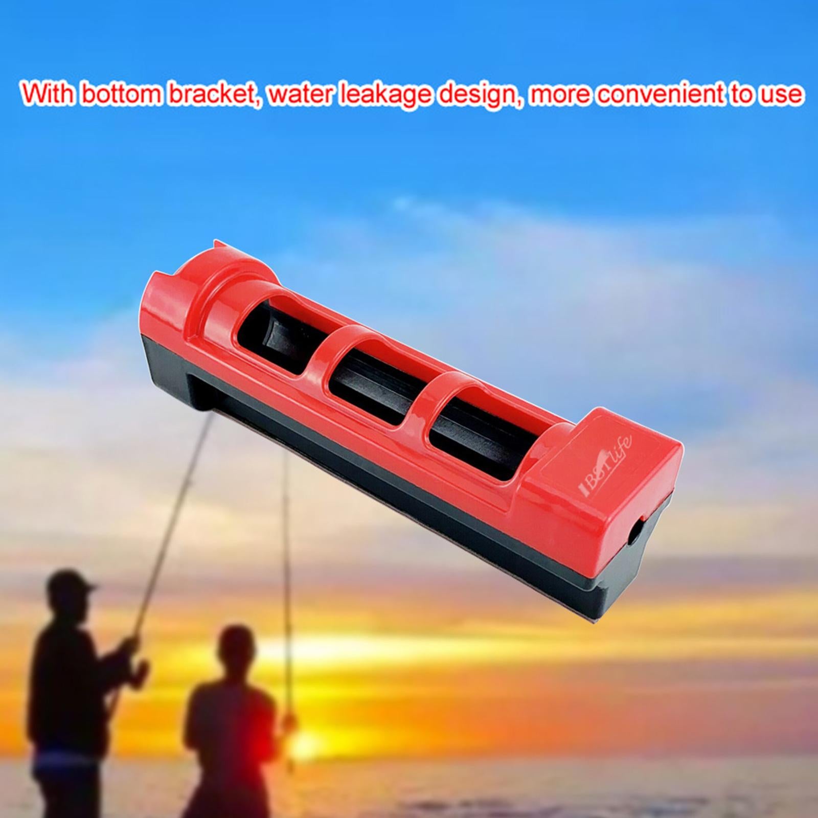 ABS Self Adhesive Fishing Boat Rod Holder Rack Storage Organizer Yacht Wall