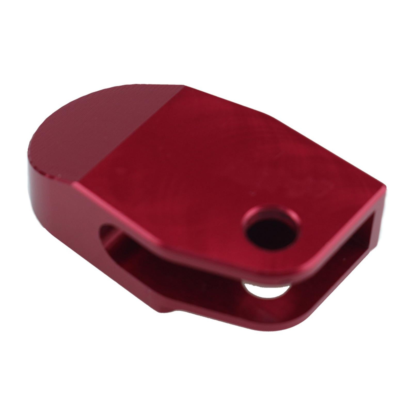 Widening Non-slip Footrests Brake Pedal for Motorcycle Aluminum  red