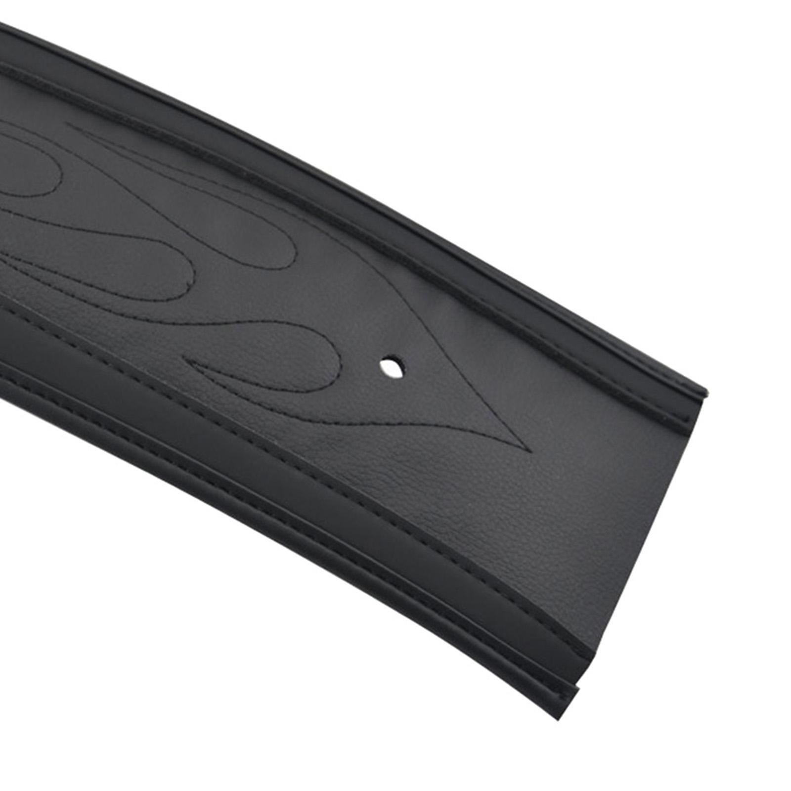 Leather Rear Fender Bib Cover Pad Cover Mat Accessories for Harley 2006-2017