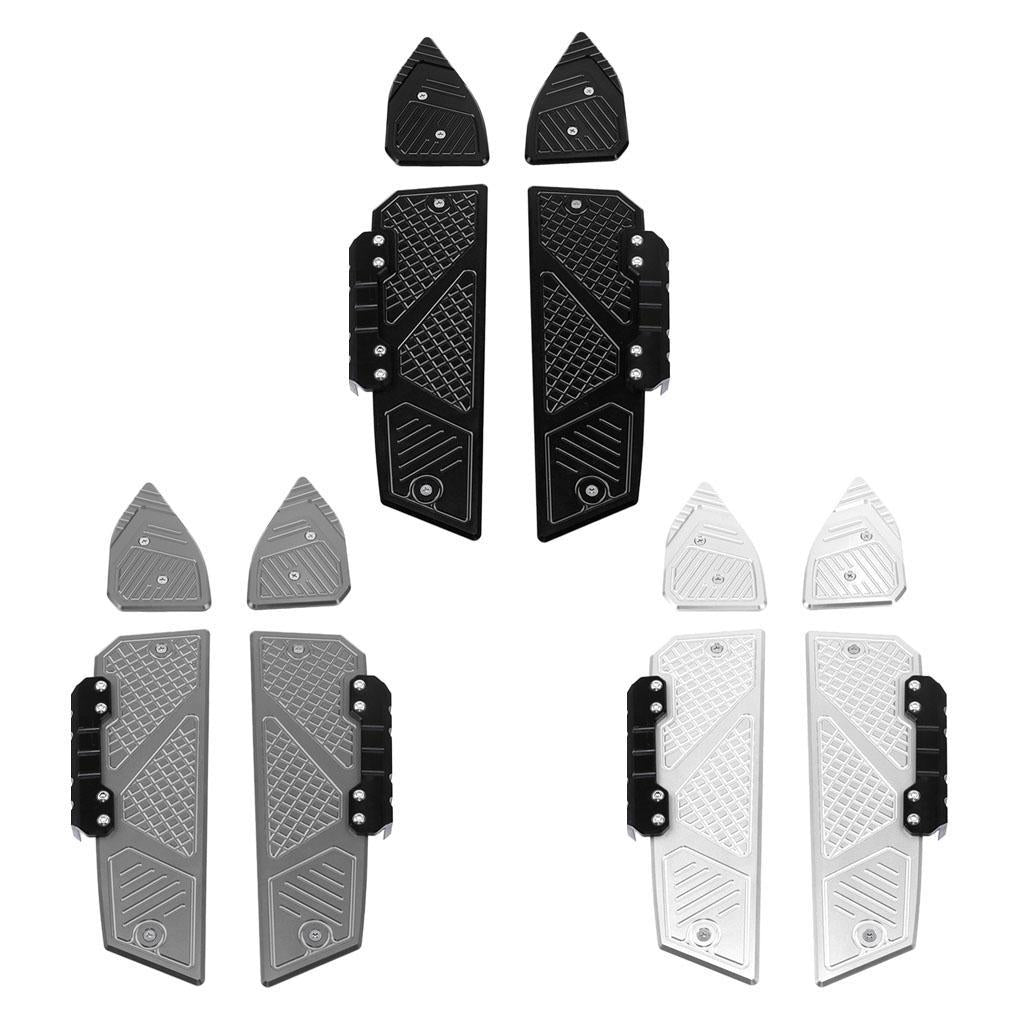 Motorcycle Foot Pegs Anodized for Honda PCX150 PCX125 2017-2019  Black
