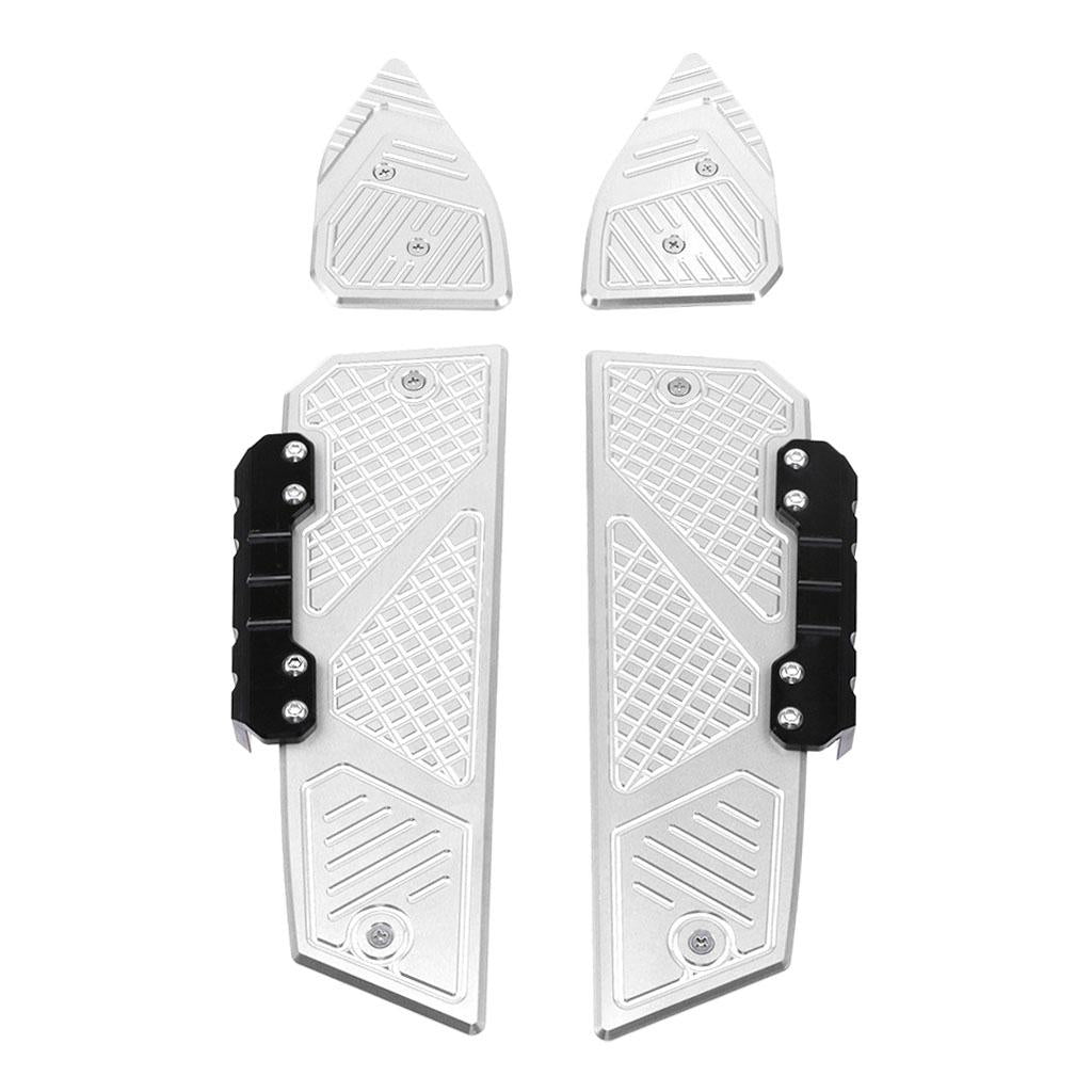 Motorcycle Foot Pegs Anodized for Honda PCX150 PCX125 2017-2019  Silver