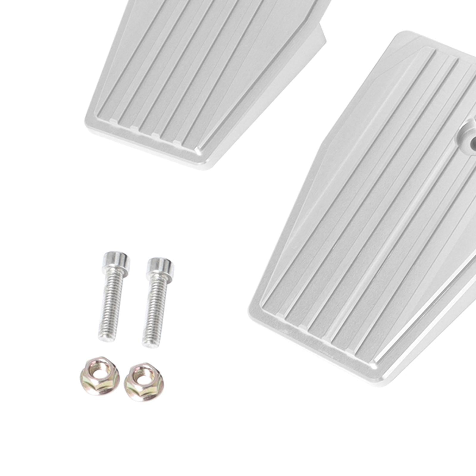 Motorcycle Pedals Foot Pegs Billet Footpegs for Honda Rebel CMX500 CMX300 Silver